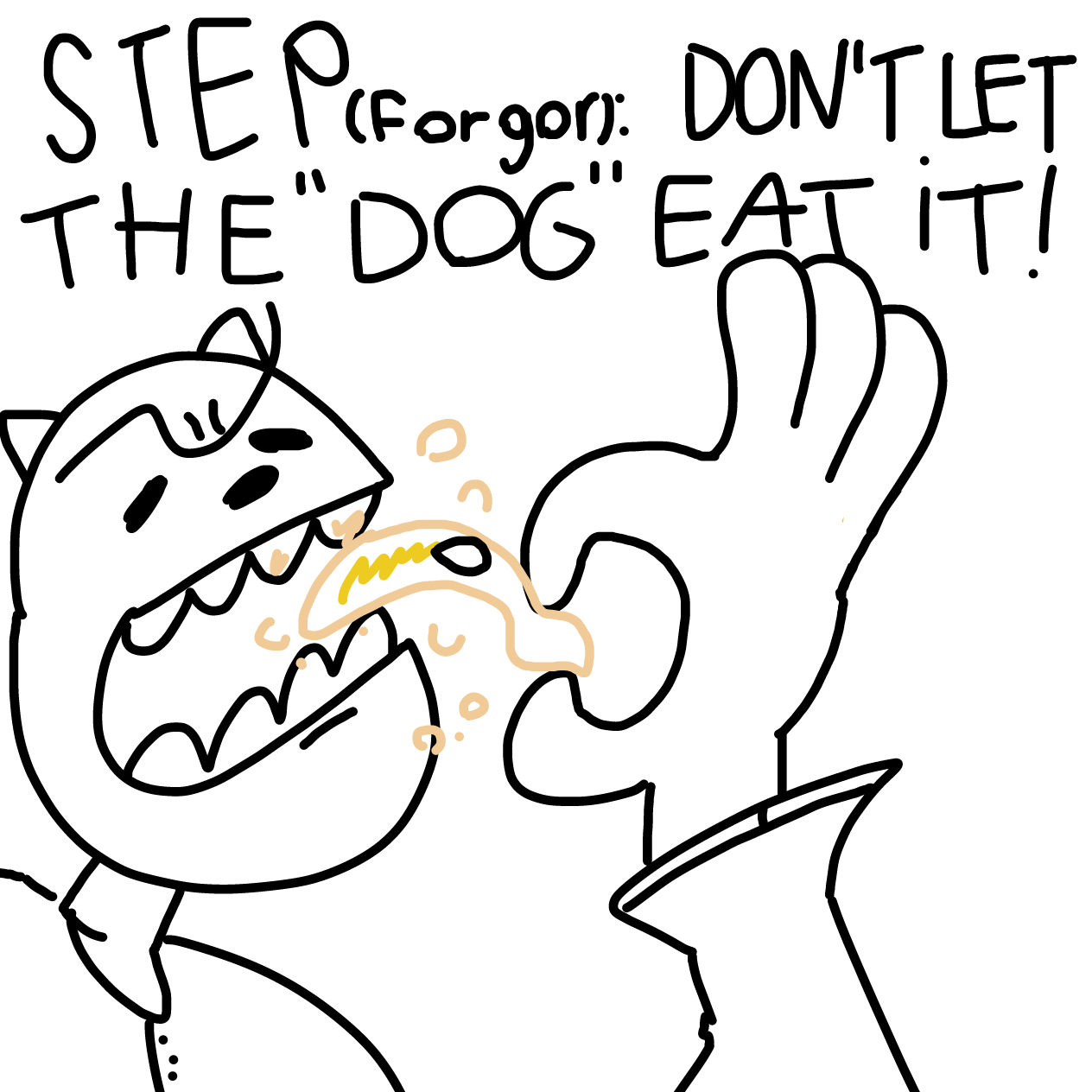 IN THE TEXT - Online Drawing Game Comic Strip Panel by susibakaka