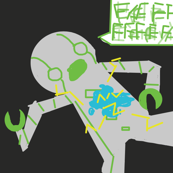 Drawing in fffffffff by The Green Flame