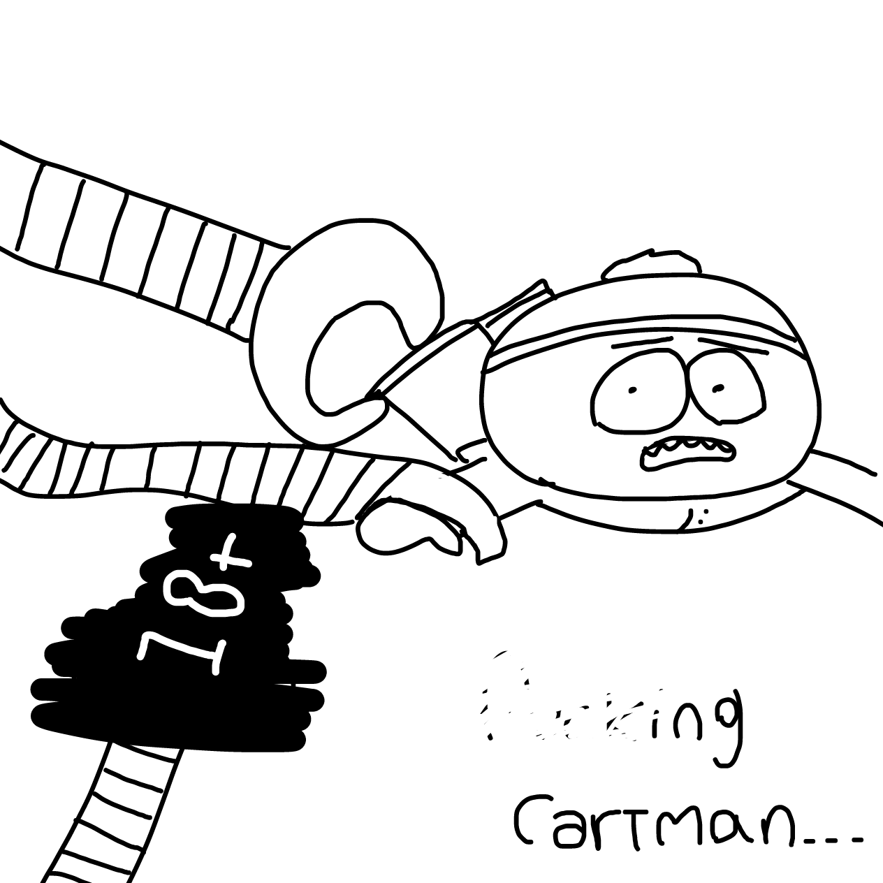 Drawing in South park by susibakaka