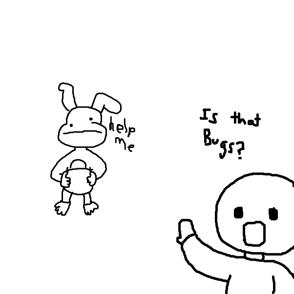 Bugs dongone ballin - Online Drawing Game Comic Strip Panel by Yeoguort