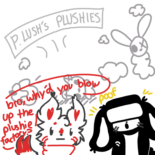 Drawing in fursona :p by MovedAccounts