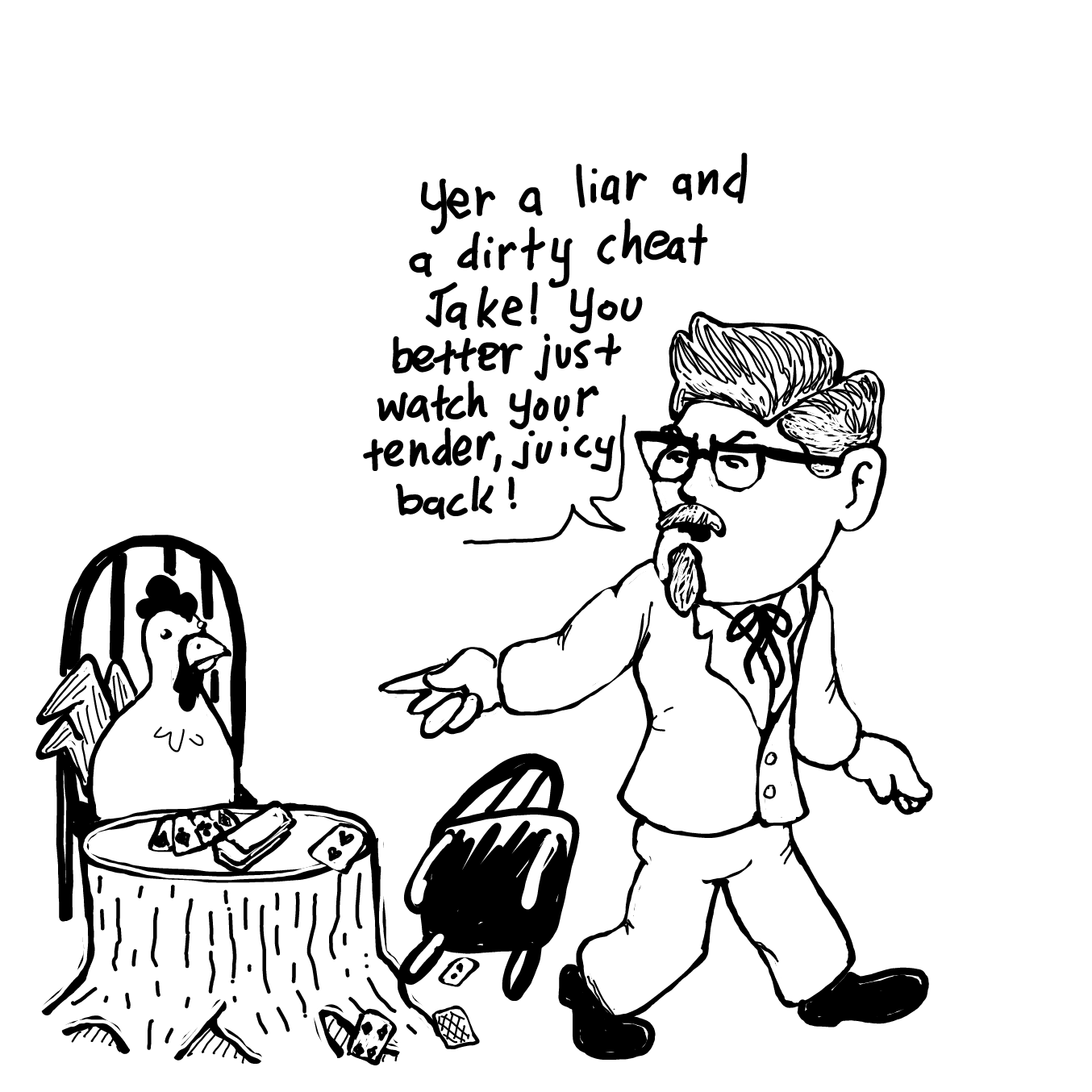  - Online Drawing Game Comic Strip Panel by Wizard Croissant