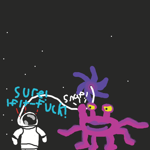 Drawing in deep space by Soupid