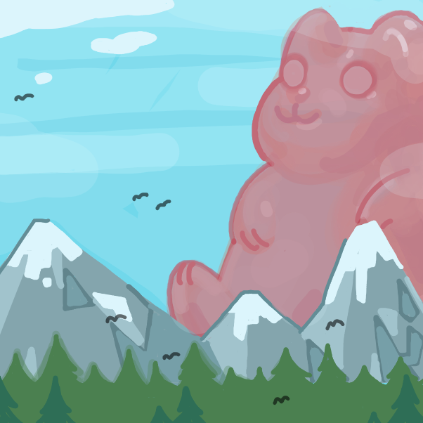 Drawing in Giant Gummi by W3