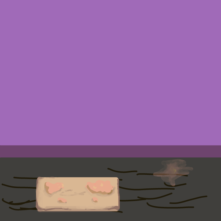 I live with a bunch of folks. If someone forgets to clean something up you'll smell it in the morning.  - Online Drawing Game Comic Strip Panel by JA