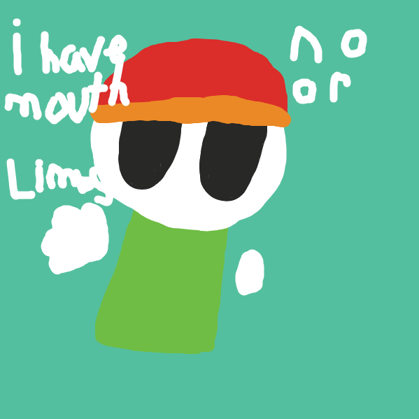 Share some quirks you have with your artstyle, for example usually when i draw characters i draw them without limbs - Online Drawing Game Comic Strip Panel by Soupid