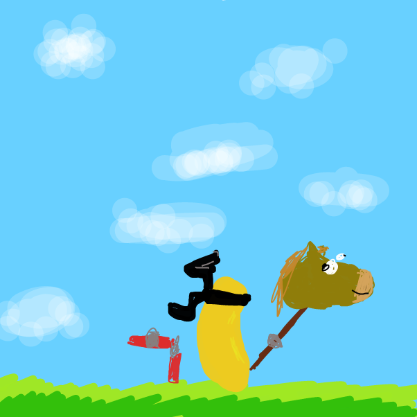 Drawing in Banana Knight  by boneHed