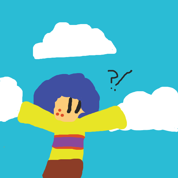 Drawing in freefall by TheYellowMan