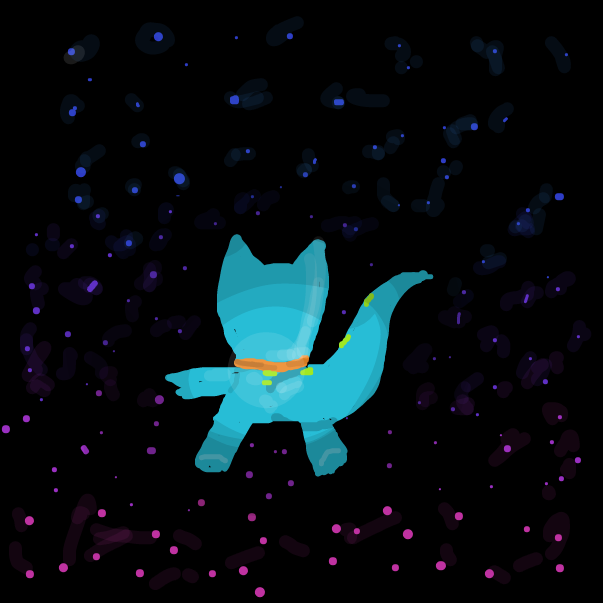 back veiw.... now it look like a funhouse tunnel or something - Online Drawing Game Comic Strip Panel by FifaSam