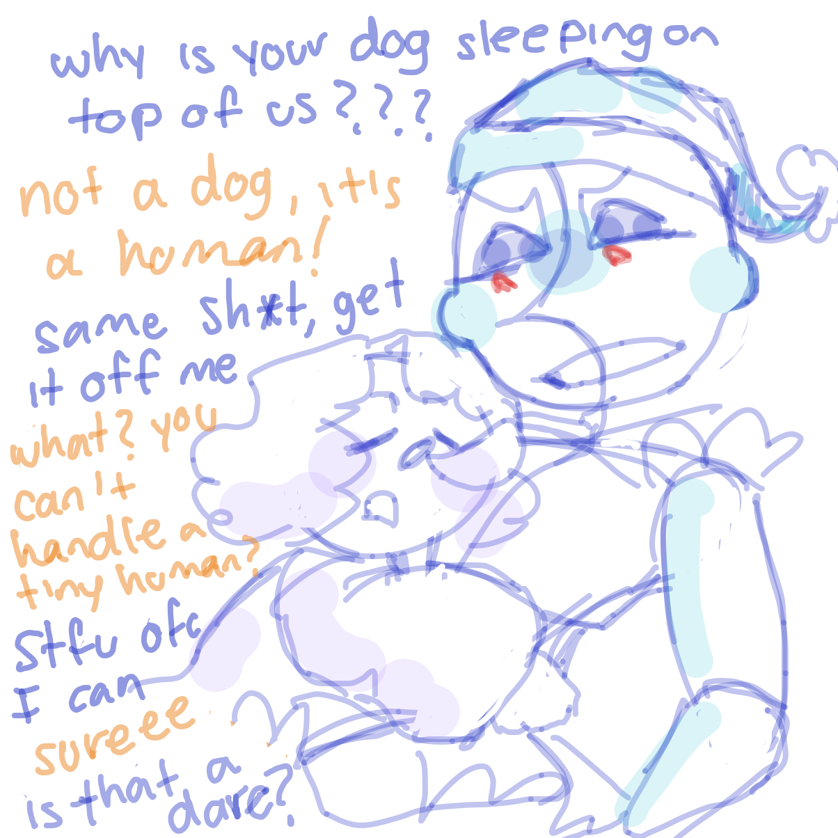 Drawing in more self-insert fnaf !!! by bubaki