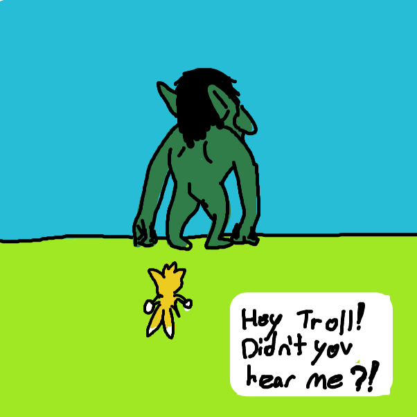 Drawing in hey trolls by DasGrim