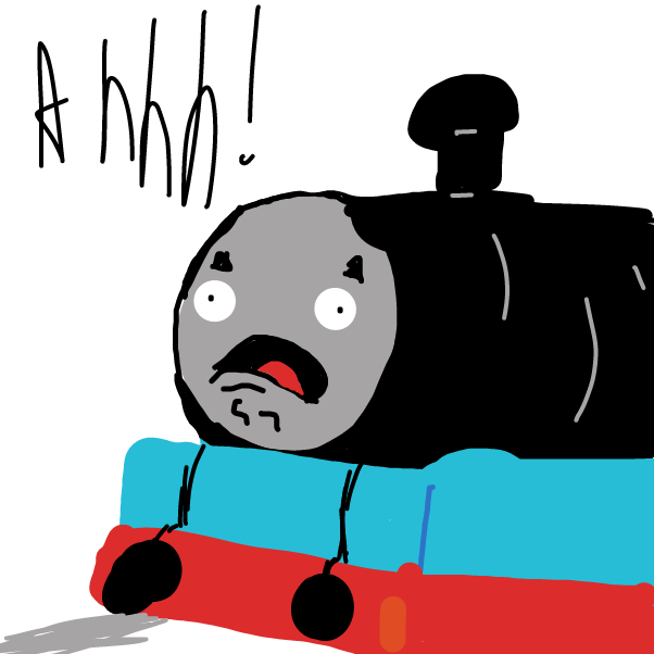 Drawing in togskinne sabotage bang by boneHed