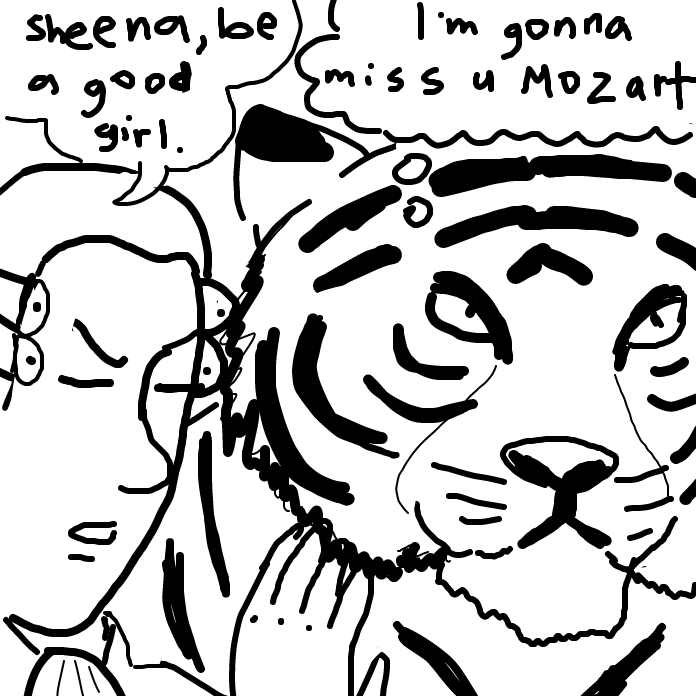 Drawing in Tigerr by Mozart