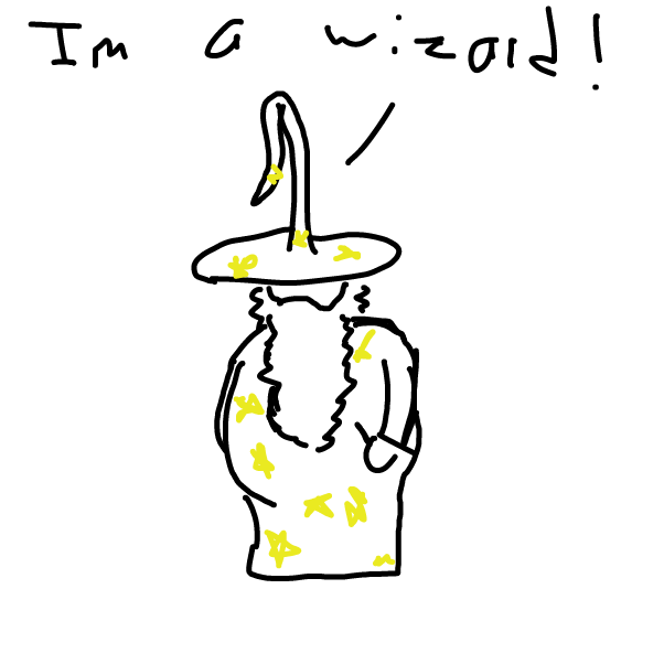 Drawing in Wizard Wade by boneHed