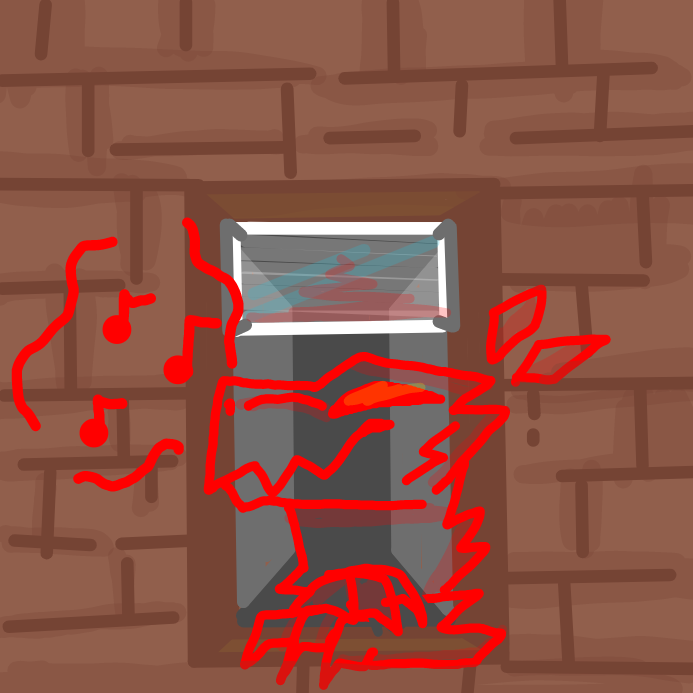 Drawing in A Very Tall Apartment Building by scarlett