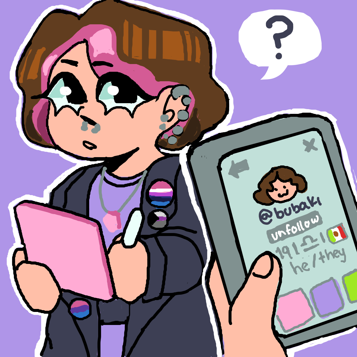 Drawing in meet the artists!!! by bubaki