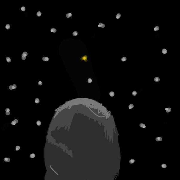 Drawing in dark by boneHed