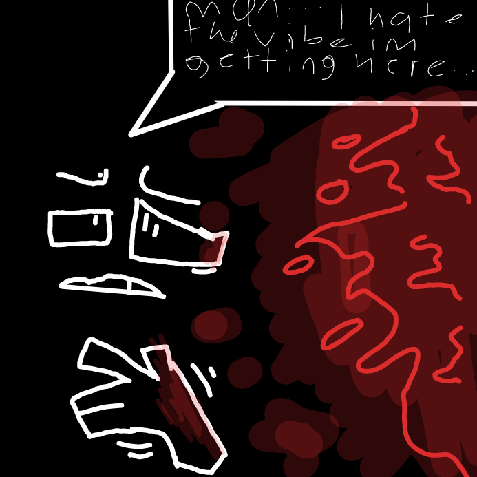 Drawing in creature breach by scarlett