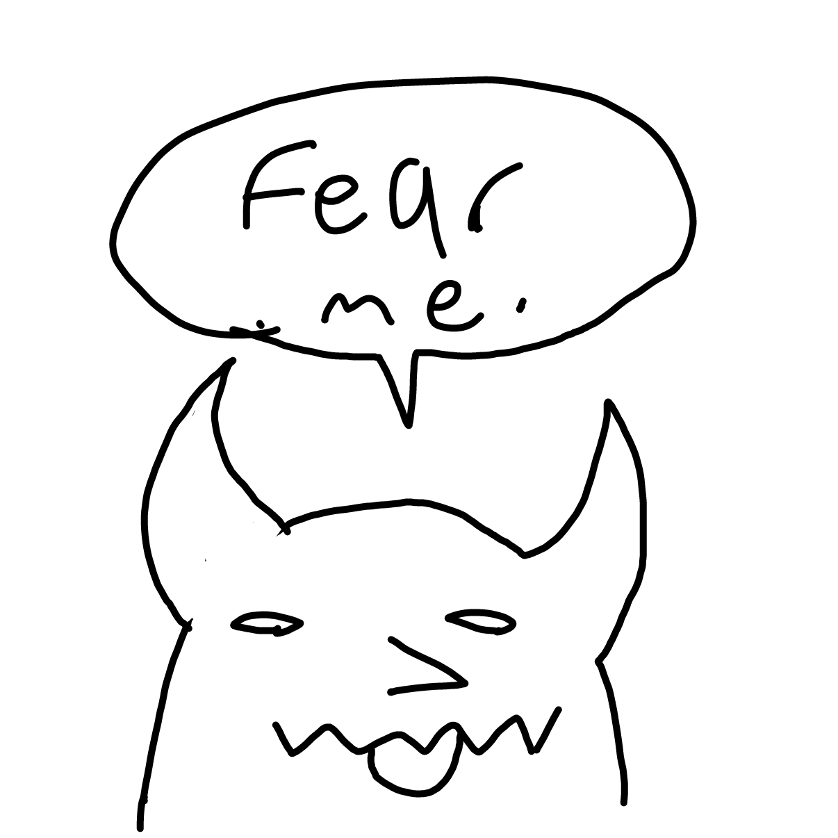 Drawing in The Cave Monster by Kozie