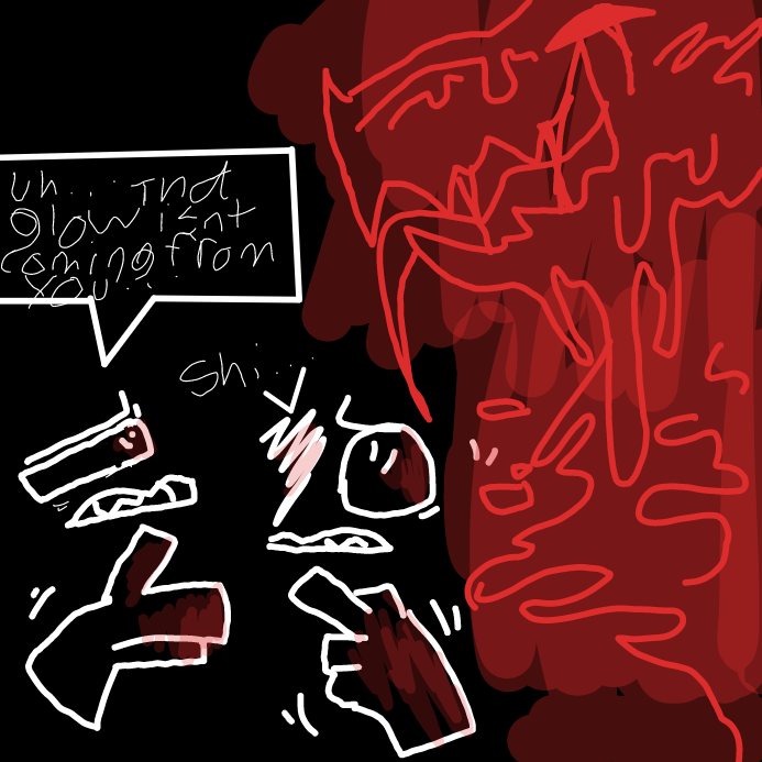 Drawing in creature breach by scarlett