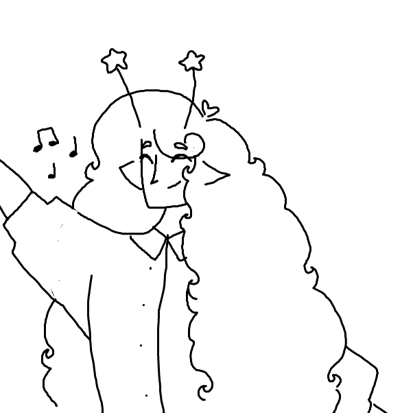 Drawing in Rigel does a lil dancy by DOCTOR BUTTONS