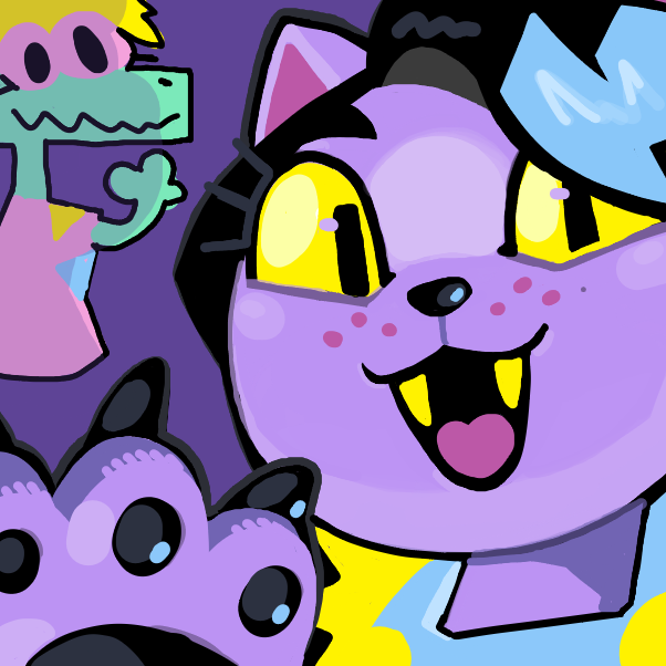 Drawing in draw a cat from a video game by W3