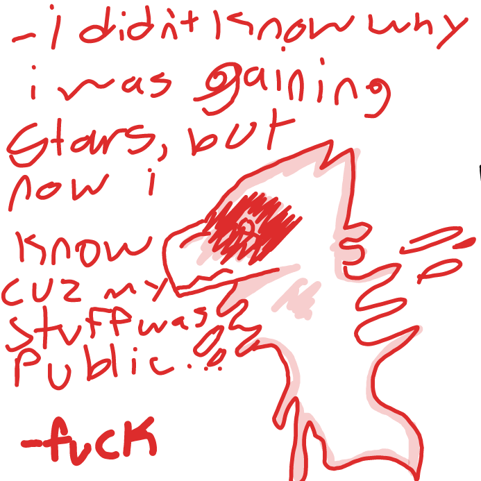 Drawing in Idk how this happened but now i know why it did by scarlett