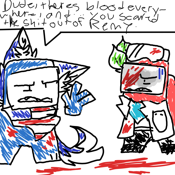 man isnt it obvious... - Online Drawing Game Comic Strip Panel by scarlett