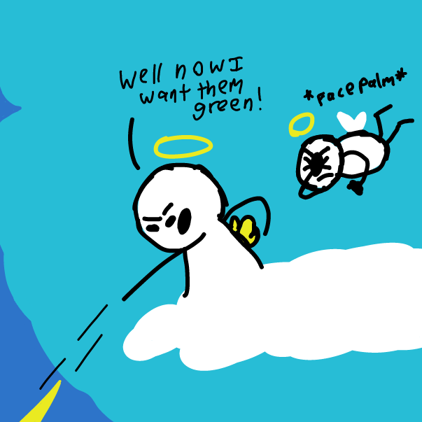 he's changed his mind - Online Drawing Game Comic Strip Panel by SpaceMattress