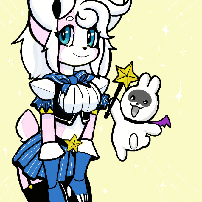 Drawing in DRAW YOURSELF AS A MAGICAL GIRL ***NOW*** by Sluggishfella