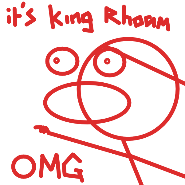 OMG ITS  KING RHOAM BOSPHORAMUS HYRULE - Online Drawing Game Comic Strip Panel by Autistic_spectator
