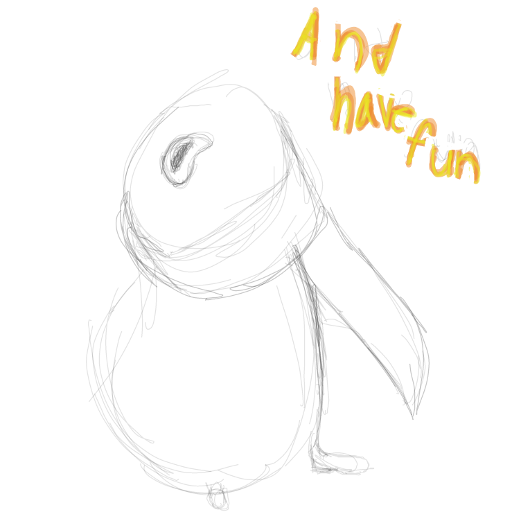 It's important to enjoy the process. And to trust it.  - Online Drawing Game Comic Strip Panel by JA