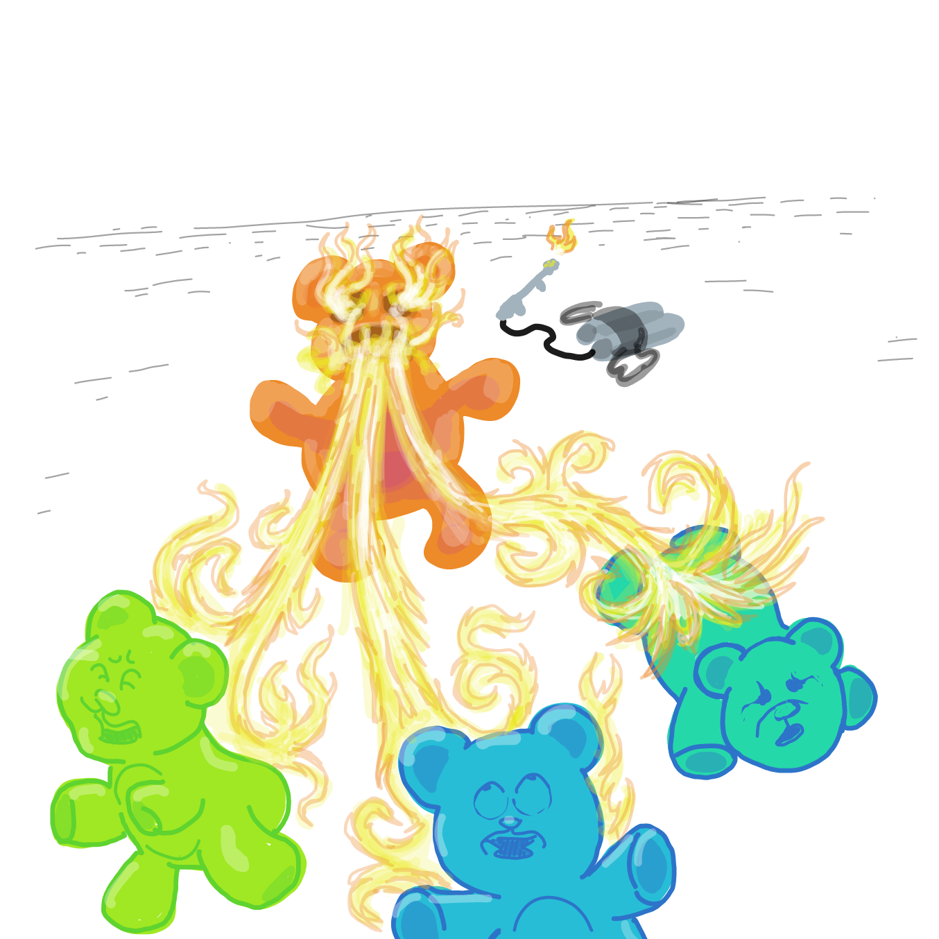  - Online Drawing Game Comic Strip Panel by Wizard Croissant