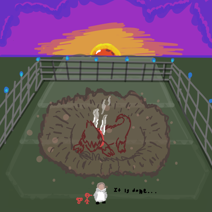 Drawing in CORRUPTION COMPLETE by SpaceMattress