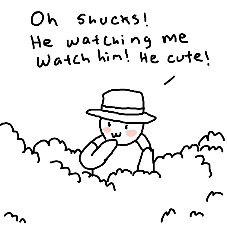 Drawing in watching on by Emjaypatrick