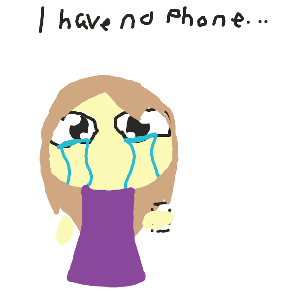 Im a filthy flip phone peasant - Online Drawing Game Comic Strip Panel by Soupid