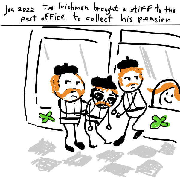 stop me if you heard this one - Online Drawing Game Comic Strip Panel by Peyocay