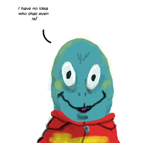 Drawing in Naked Jesus gets some wings by Emjaypatrick