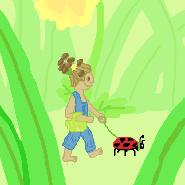 Gathering lunch while walking Spot : )  - Online Drawing Game Comic Strip Panel by Cpt.Melon