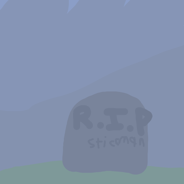 r.i.p sticcman (this is my worst art) - Online Drawing Game Comic Strip Panel by souls
