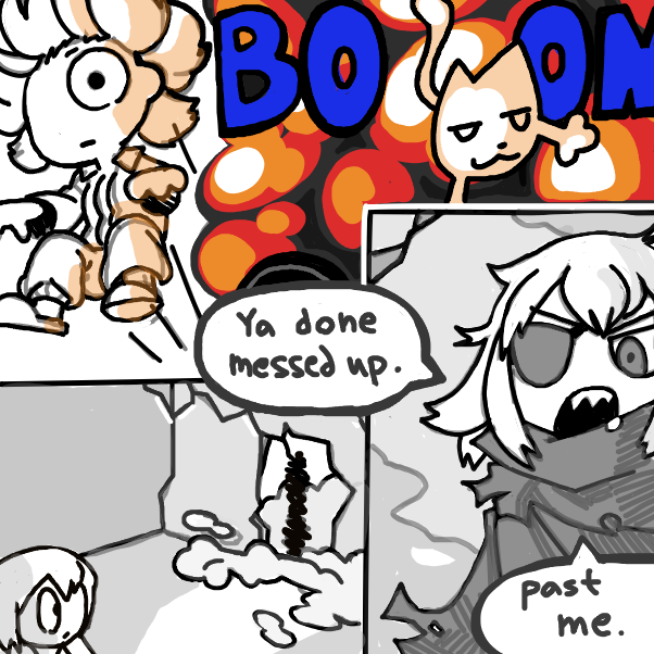 time travel. a good addition to any story - Online Drawing Game Comic Strip Panel by W3