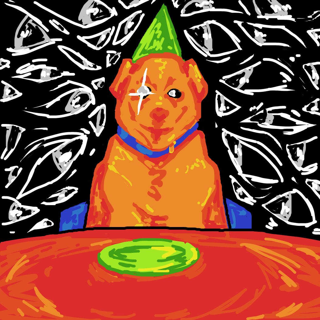 Drawing in invite someone to the party by Hollis