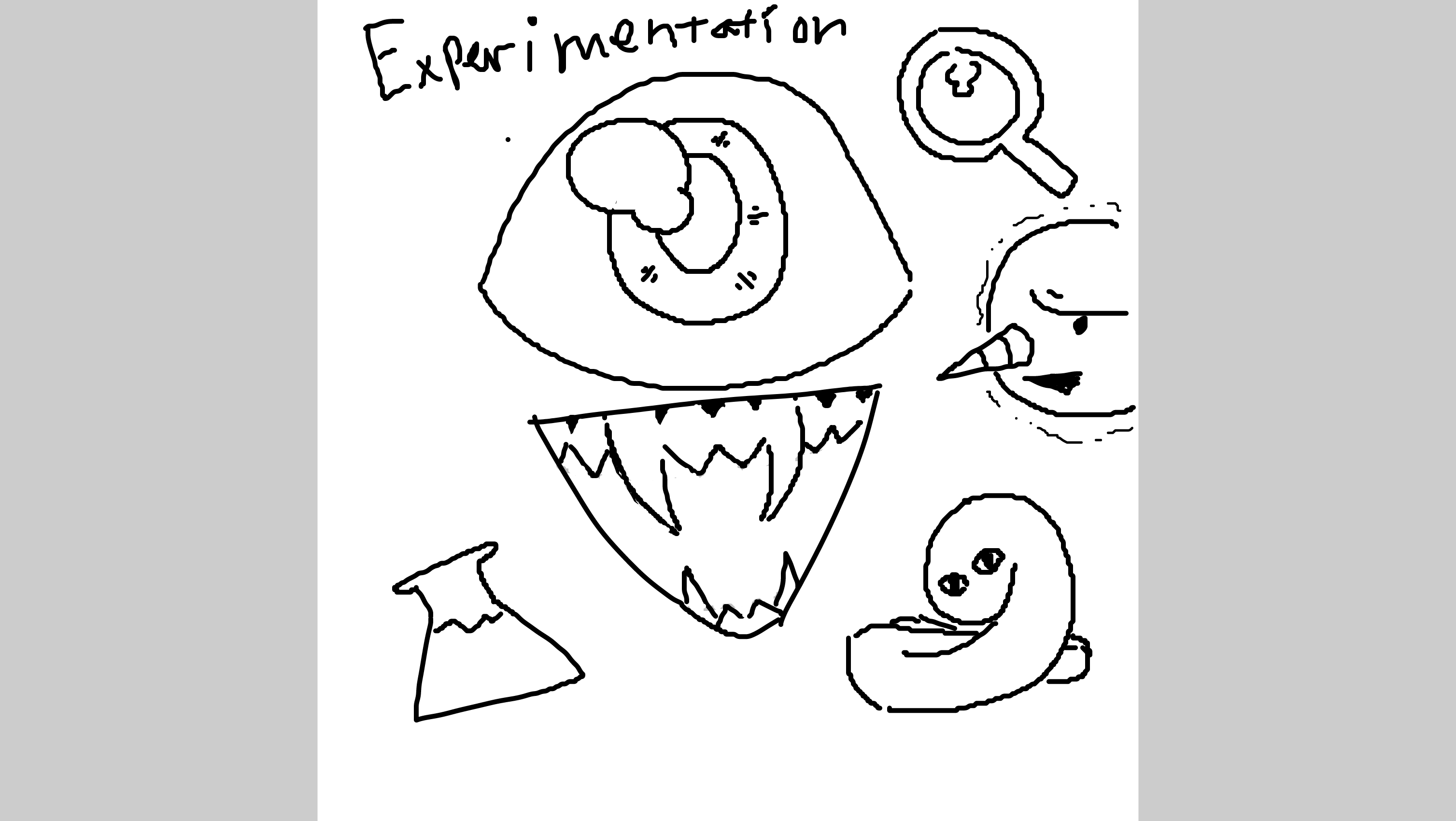 Drawing in Testing by Veum