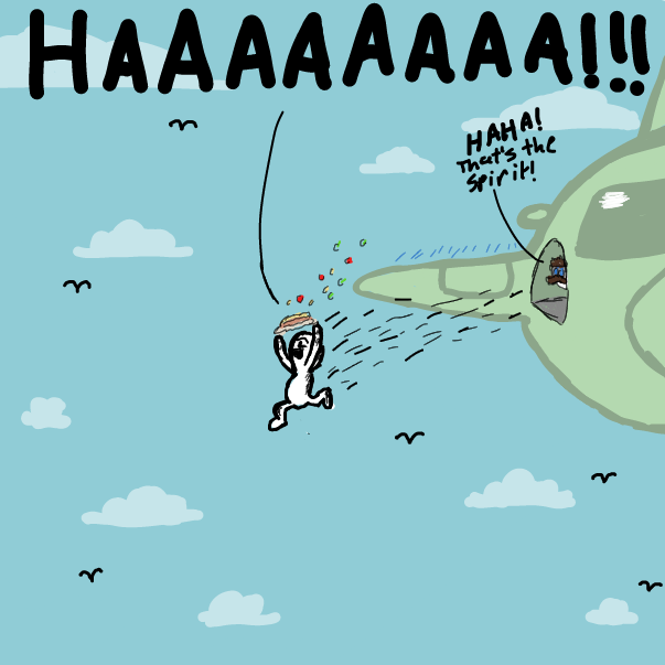 Drawing in And So Breakfast Pizza by SpaceMattress