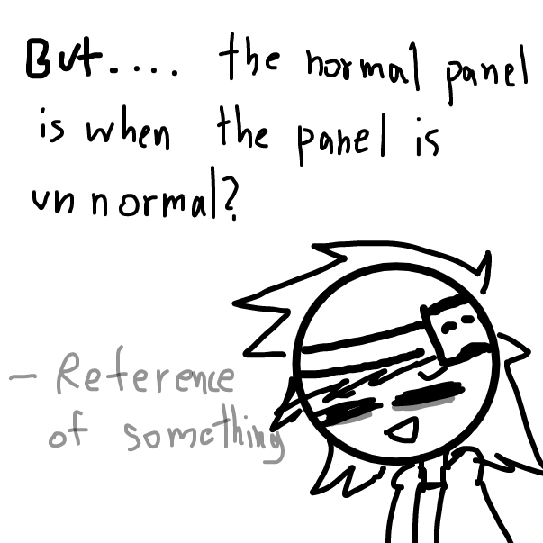 most of the time the panel are unusual and unique.... aren't it? - Online Drawing Game Comic Strip Panel by FifaSam