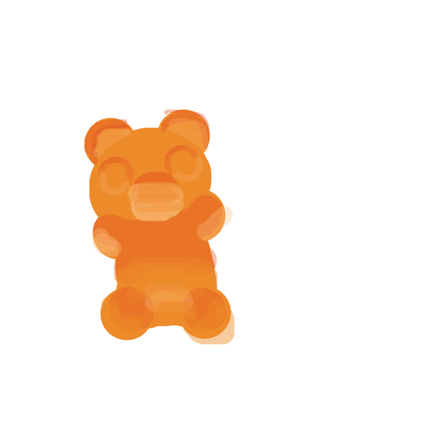 Drawing in Gummy bear by Lili=chan🌜