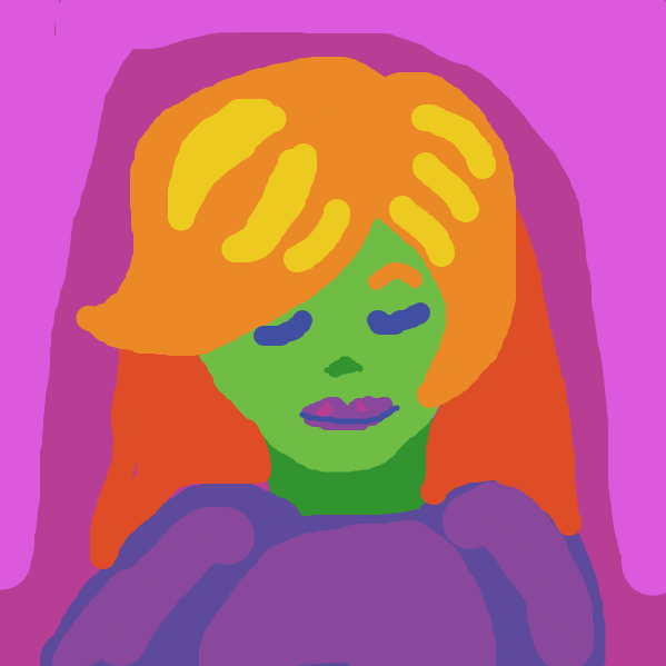 cute girl hopes people think she's pretty - Online Drawing Game Comic Strip Panel by Sparky Ryan Howard