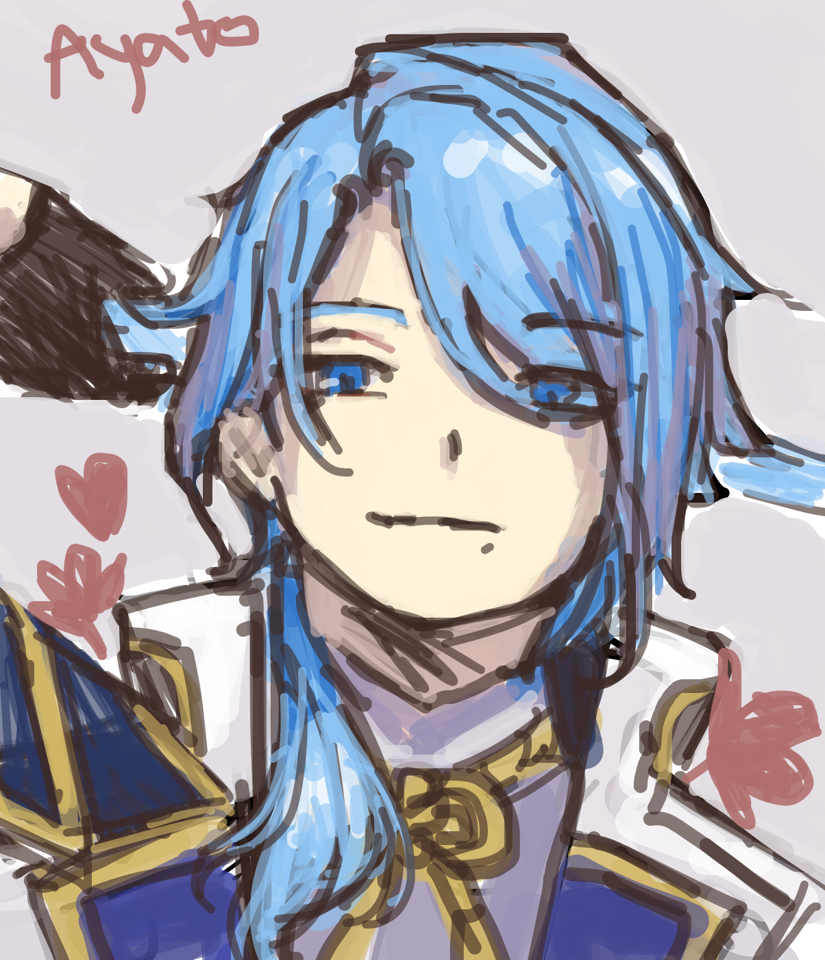 AYATO - Online Drawing Game Comic Strip Panel by Friedfishtticks