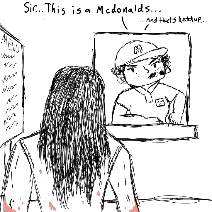 Drawing in Accept my murder babies  by SpaceMattress