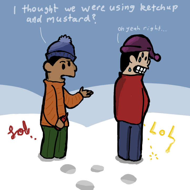 Whoops! - Online Drawing Game Comic Strip Panel by SpaceMattress
